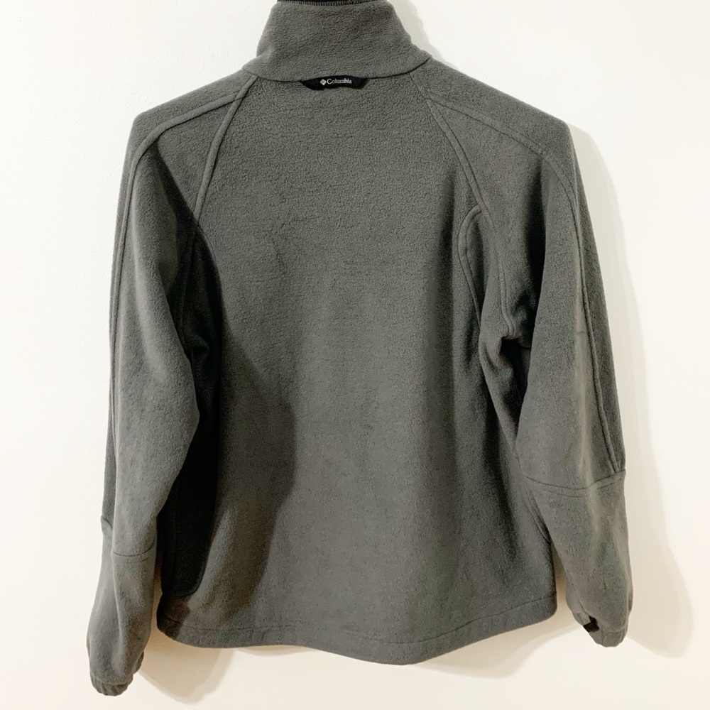 Columbia Interchange Full Zip Long Sleeve Fleece Jacket High Collar Pockets 🩶 - Picture 4 of 5